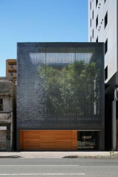 hiroshi nakamura and nap - optical glass house - hiroshima - giappone