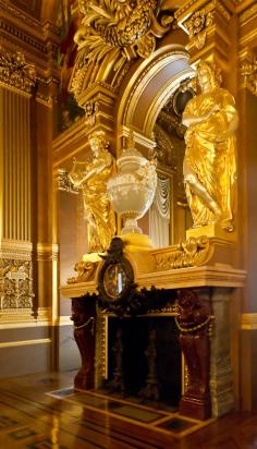 Stunning & Spectacular Fireplace, Opera Garnier, Paris