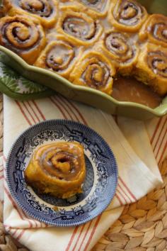 Pumpkin Cinnamon Rolls