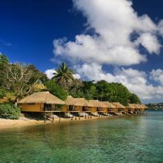 Bungalows in Vanuatu. Photo courtesy of whereswiwi on Instagram.