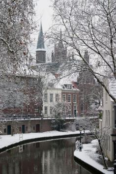 Winter in Utrecht, Netherlands