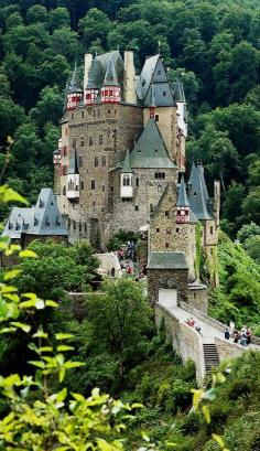 Burg Eltz Castle above the Moselle River between Koblenz and Trier, Germany • photo: Cam B. on Flickr