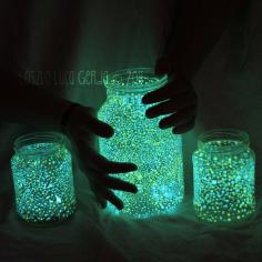 DIY- glowing jar project #DIY #light