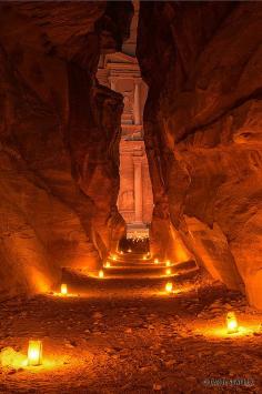 Candlelit Petra, The Treasury, Petra, Jordan
