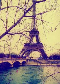 An incredible view of  the Eiffel tower, Paris, France.