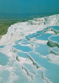 Pamukkale, Turkey...one of the more unusual places we visited in Turkey
