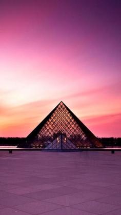 Sunset - Louvre, Paris