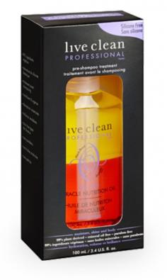 hair: Live Clean Professional Age Resist Miracle Nutrition Oil Pre-Shampoo Treatment won’t leave your locks looking limp (like some styling oils). - See more at: vitamindaily.com/...