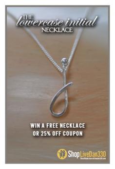 Initial Necklace Giveaway #contest #giveaway