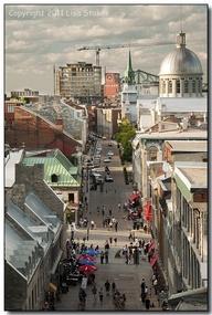 Rue St. Paul, Montreal, Quebec, Canada | From the Rooftop by Lisa-S, via Flickr