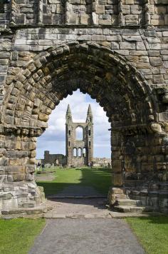 St. Andrews cathedral ruins, Fife, Scotland.