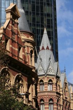 Victorian architecture on Collins Street, Melbourne, #Australia (by erikaland).