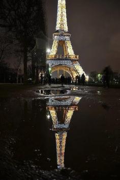 Eiffel Tower Reflection, France