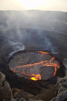Google+ Erta Ale erupce - Danakil Desert - Etiopie