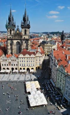 Old Town Square, Prague - Dating back to the 12th century, this Medieval square was inscribed to the UNESCO World Heritage List in 1992.