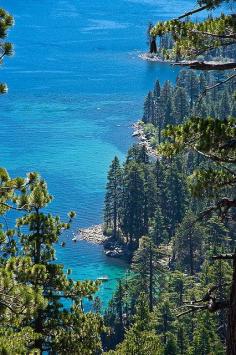 Turquoise, Lake Tahoe, California photo via linda