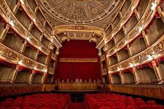 Baroque Teatro Tina di Lorenzo in Noto, Sicily