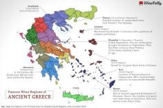 [Map] "Famous Wine Regions of Ancient Greece" Sep-2013 by Winefolly.com