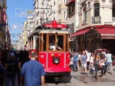 The historical tram of Istanbul