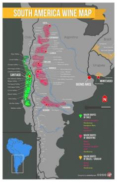 [Map] "South America Wine Map" Mar-2013 by Winefolly.com