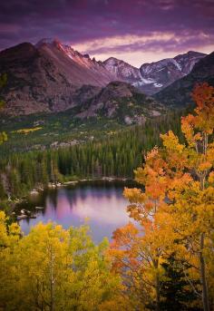 Aspen Sunset Over Bear Lake (by Mike Berenson - Colorado Captures)