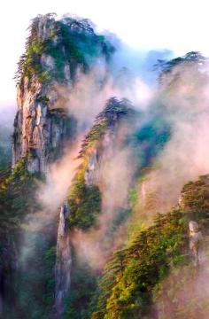 ~~Sunrise on Misty Mountains | Huangshan (Yellow Mountain), Anhui Province, China by Gloria King~~