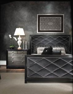 Black and Gray Bedroom