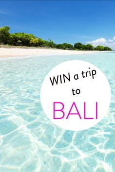 
                        
                            WIN a trip to Bali - see bottom of blog post for details (Australian's only sorry)
                        
                    