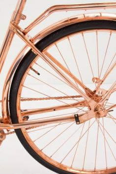 pretty copper bike