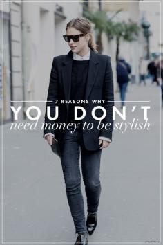 How to be stylish on a budget.