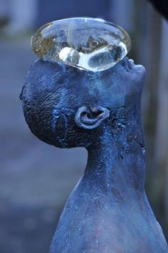 ☆ Rain .:Detail Sculpture Bronze -Ƹ- Glass:. By Artist Nazar Bilyk ☆