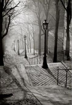 
                        
                            Montmartre by Brassai, the most iconic Parisian photographer of all time who came to the City of Light in 1920s.
                        
                    