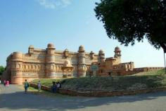 Gwalior Fort is an 8th-century hill fort near Gwalior, Madhya Pradesh, central India.