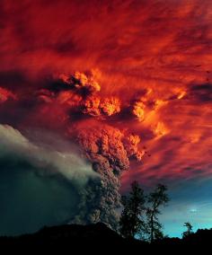Puyehue volcano eruption, Argentina, 2011.