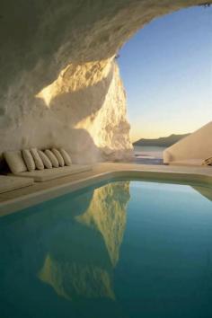 Natural Pool, Santoriny Greece