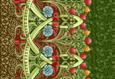 
                        
                            Morris Meadows Michele Hill Liberty Arts and Crafts Print Flower Green Floral garden cotton fabric Quilt Fabric AB0092
                        
                    