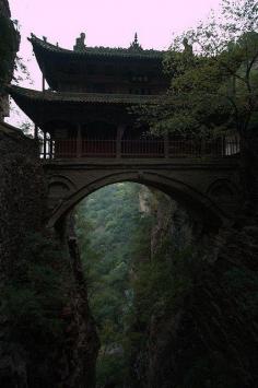 12 Astonishing Places From All Over The World,Hanging Palace, Cangyan Shan, China