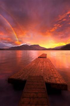 
                        
                            italian-luxury: Rainbow at Sunset in British Columbia, Canada
                        
                    