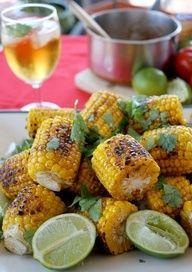 
                        
                            BBQ Corn with a Spicy, Lime Butter recipe! Great summer time grill recipe | eat drink daily
                        
                    