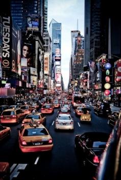 
                        
                            Taxi traffic jam, New York, United States.
                        
                    