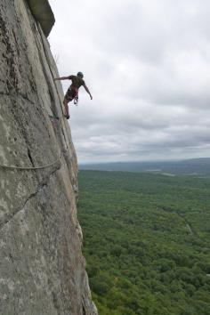 Climbing "The Gunks" in New York