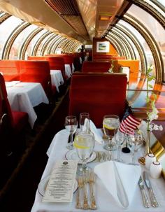 Dinner Trains Around the World - WSJ Quebec, St. Moritz, N Woodstock, NH, Napa, London