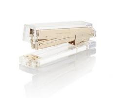 If you are writing romance novels, keep your manuscripts together with Kate Spade’s ultra-glamorous gold and acrylic stapler (and maybe even grab the matching tape dispenser). $36 at Shop by Monika - See more at: vitamindaily.com/...