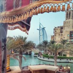 The sail shaped Burj Al Arab is a unique part of Dubai's skyline. Photo courtesy of tonsquared on Instagram.
