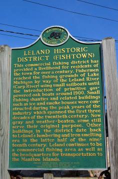 Fishtown, Leland Historic District, Michigan State, USA