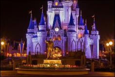 Cinderella's Castle at Night! LOVE!!!