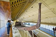 Khufu Ship at Cheops Boat Museum, Egypt