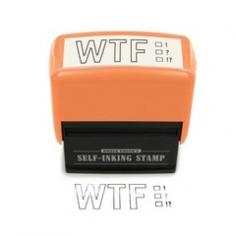 If you are a teacher, then this WTF stamp will most likely come in handy while marking. (Just be sure to reserve it for use on friends and family only.) $10.99 at Room in Order - See more at: vitamindaily.com/...