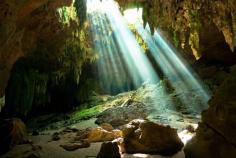 Loltun Caves in Mexico´s Yucatan Peninsula