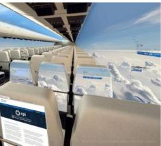 
                        
                            What?!? Airlines plan to make windowless planes in the next decade. Instead your view will be taken from videos outside the plane and shown around you. I think this would be crazy and would really miss peering out the window when arriving in a new place. What do you think of it?
                        
                    